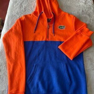 Orange and Blue women’s Hoodie Sweater size Small
